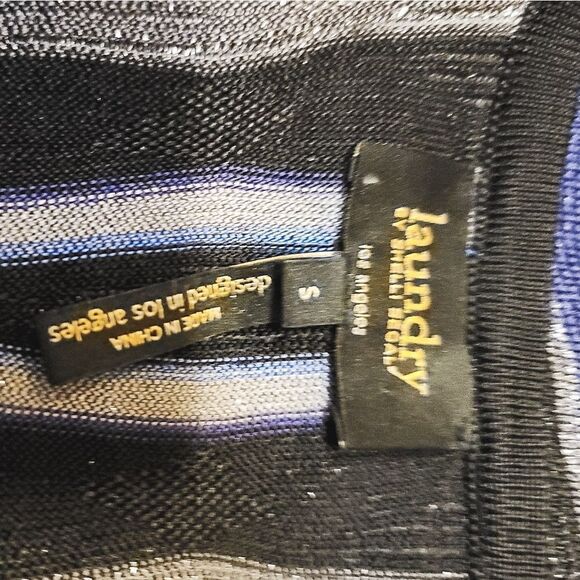 Laundry by Shelli Segal Metallic Knit Dress Small - Picture 3 of 6